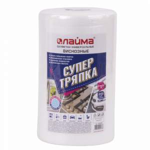 Салфетки универсальные 200 шт., СУПЕР ТРЯП...